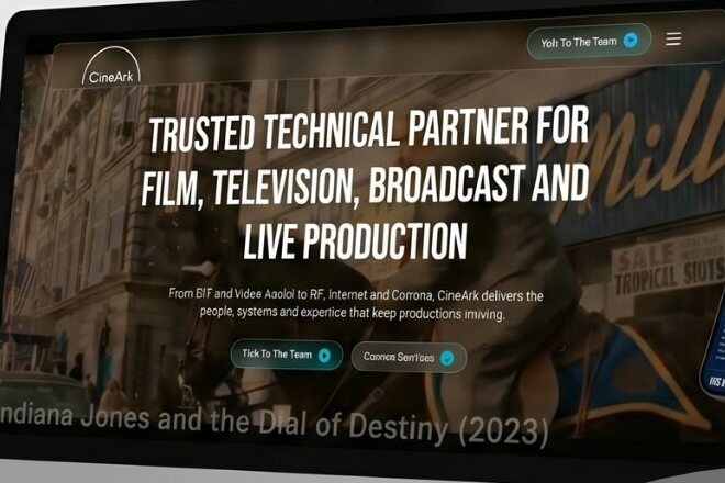 CineArk website by Buildt