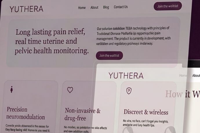 Yuthera website by Buildt